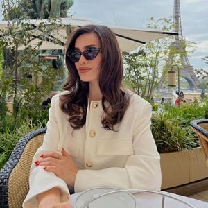 ZARA GOLD BUTTON CROPPED BLAZER